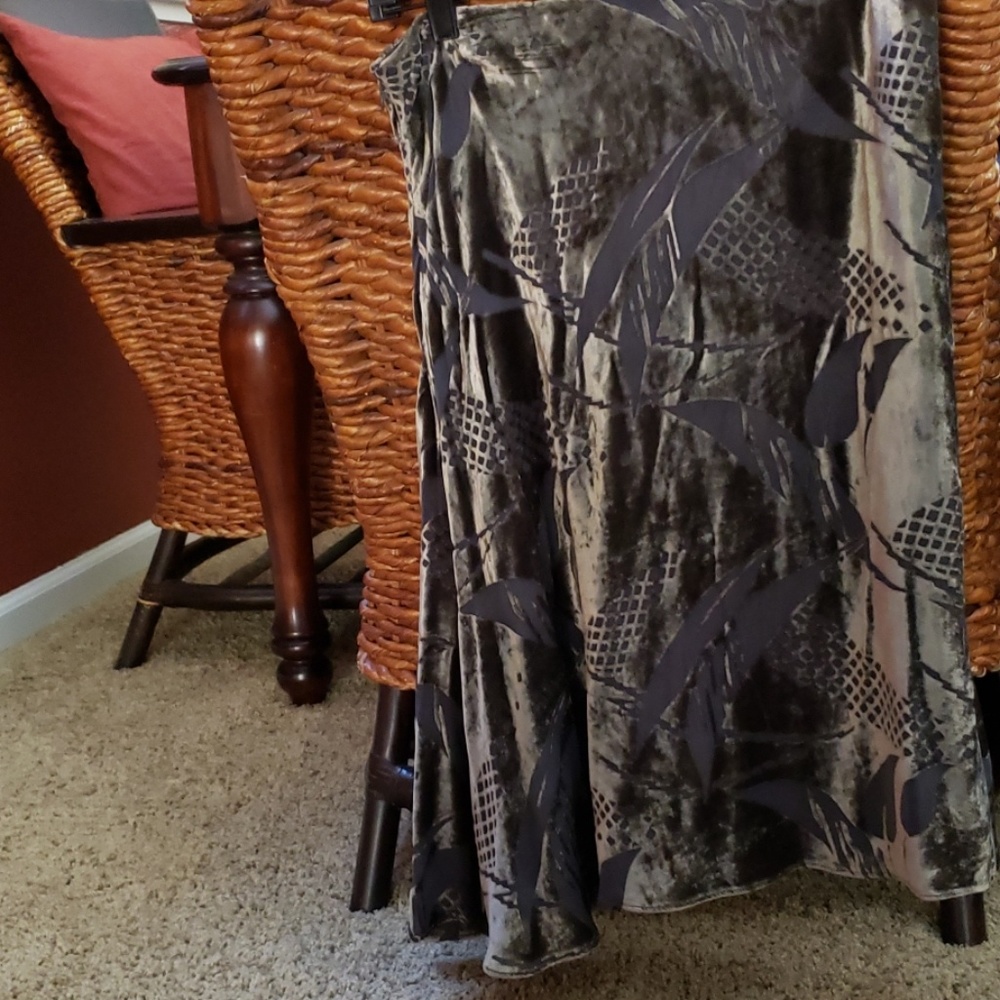 Etro Silk/Rayon Velvet Skirt